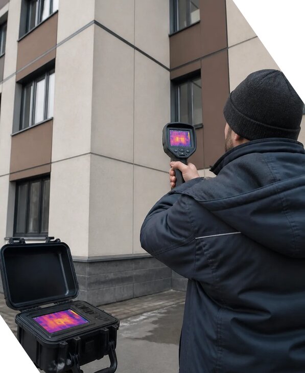 Тепловизионное обследование зданий и сооружений в Мегионе